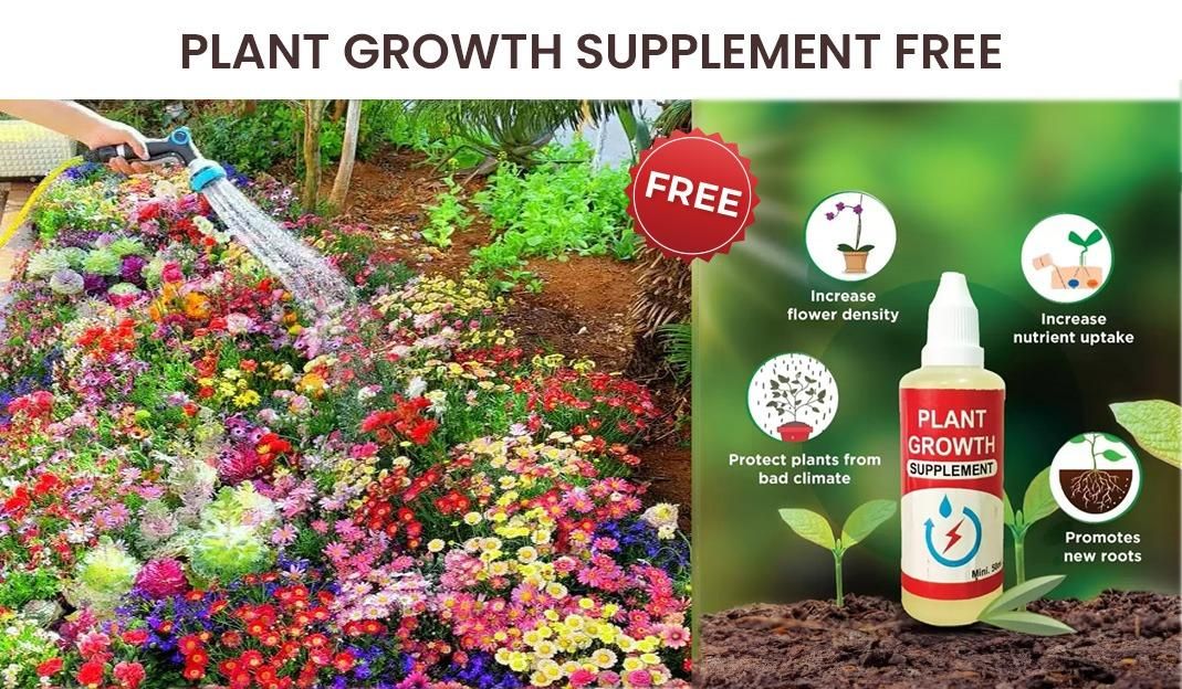 100+ Variety OF Flower Seeds + Free Growth Supplement!