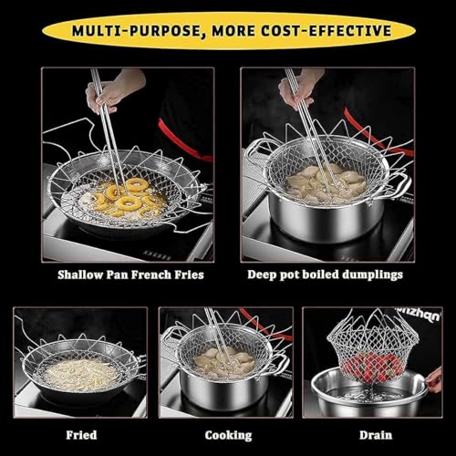 Stainless Steel Deep Frying Basket