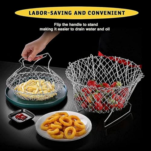 Stainless Steel Deep Frying Basket