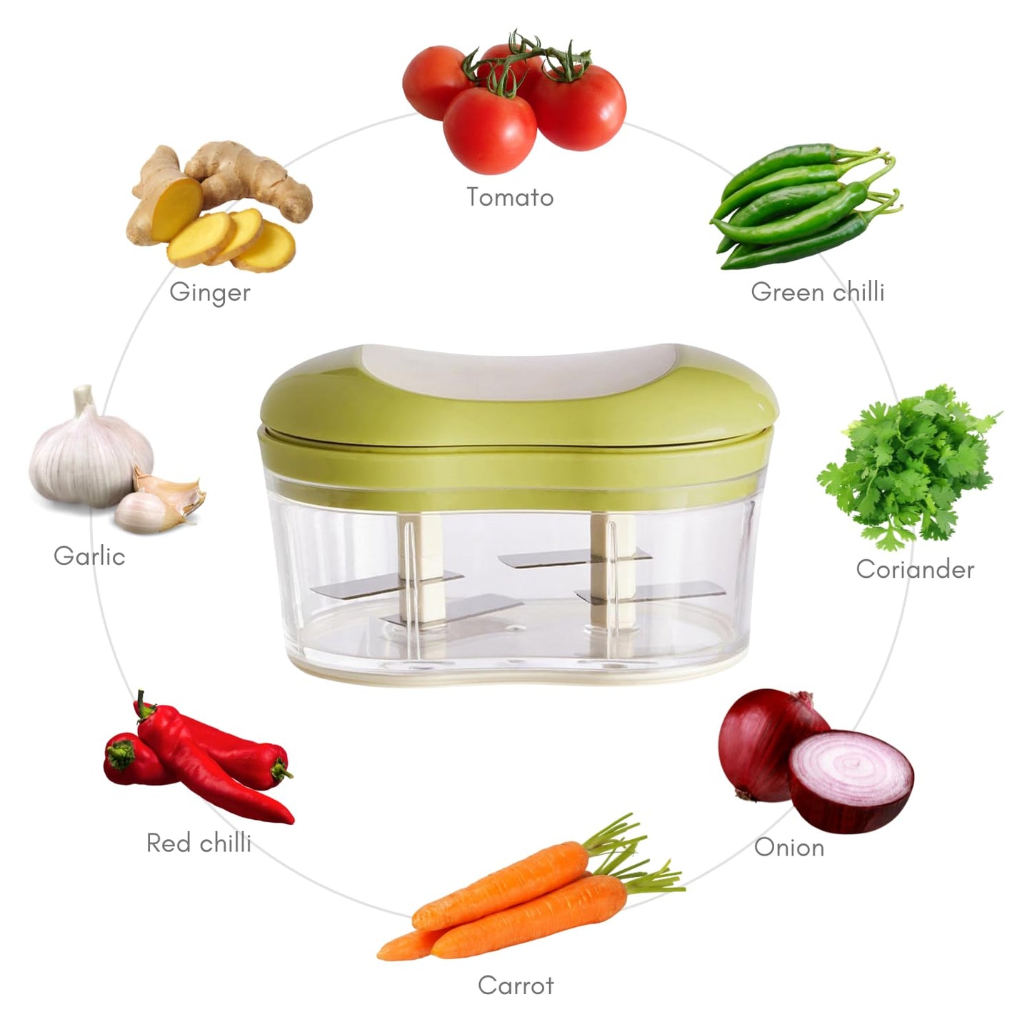 Portable Garlic And Vegetable Chopper