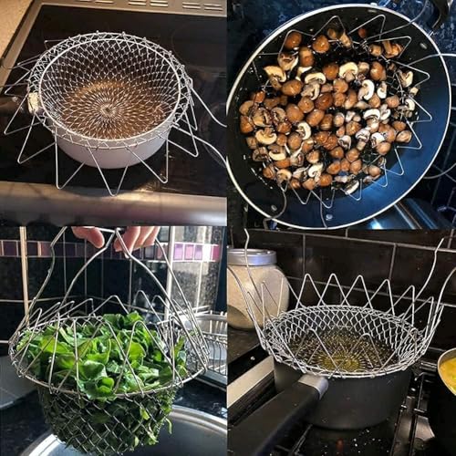 Stainless Steel Deep Frying Basket