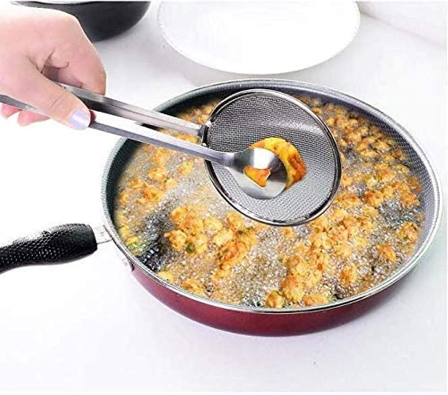 Stainless Steel Kitchen Frying Spoon