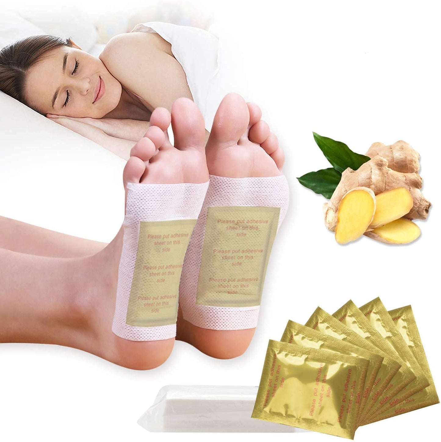 Bee Venom Kinoki Detox Foot Patches 🔥BUY 5 GET 5 FREE🔥