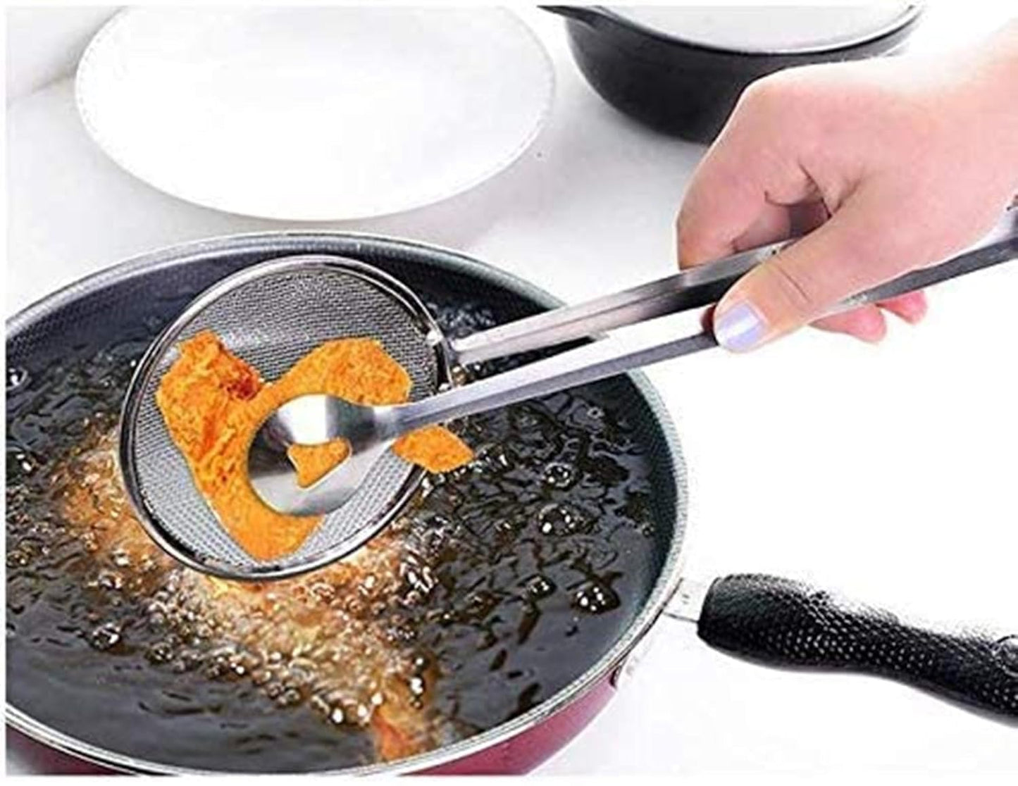 Stainless Steel Kitchen Frying Spoon