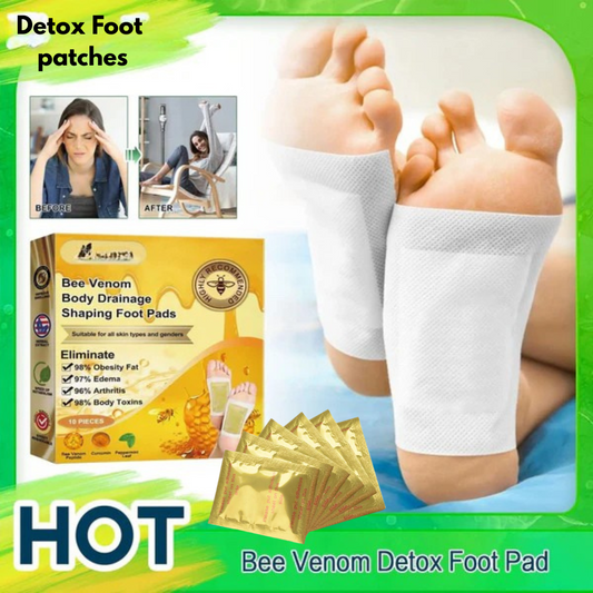 Bee Venom Kinoki Detox Foot Patches 🔥BUY 5 GET 5 FREE🔥