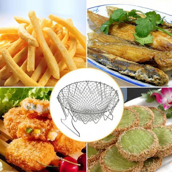 Stainless Steel Deep Frying Basket